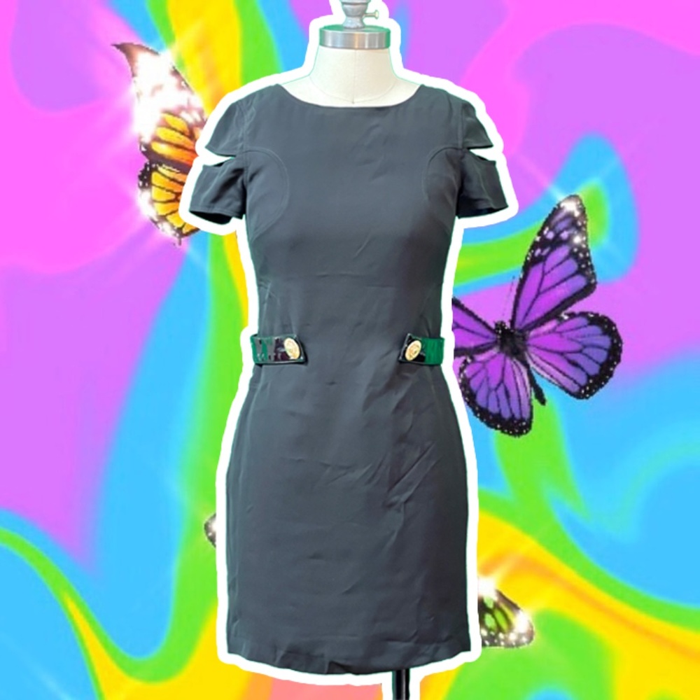 Versace for H&M Black Silk Mini Dress
